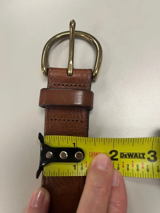 Madewell Women’s Classic Brown Leather Belt - size small - Picture 15 of 16